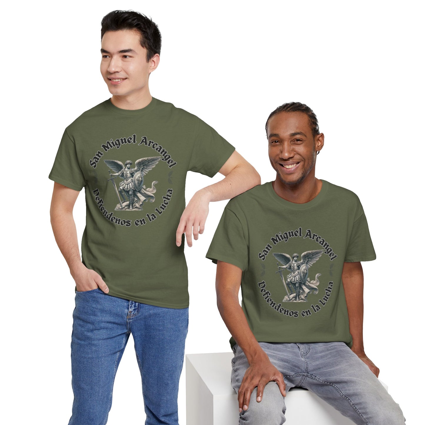San Miguel Arcangel Unisex Tee - Defiendenos en la Lucha