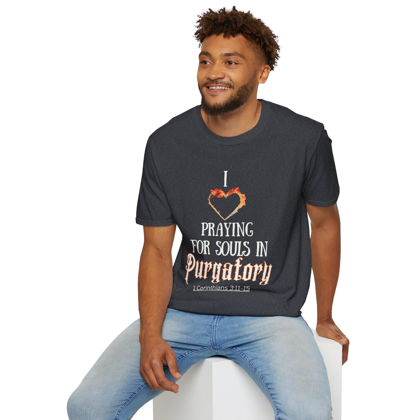 I Love Praying for Souls in Purgatory Catholic T-Shirt