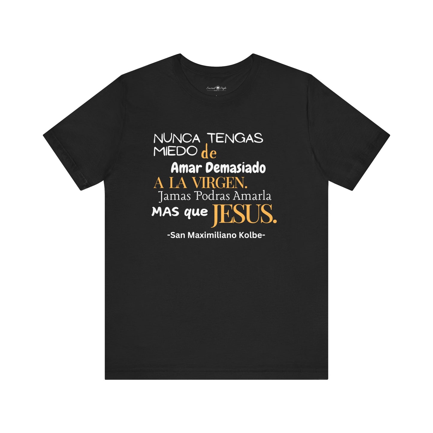 Saint Maximilian Kolbe Love for Mary Unisex Tee