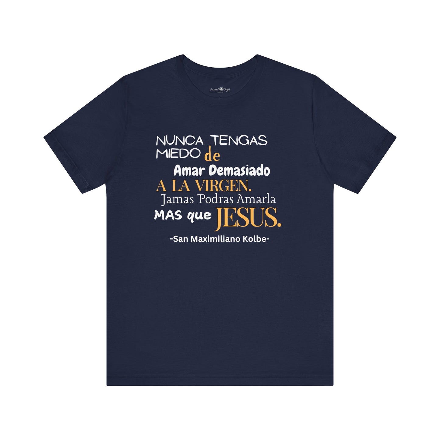 Saint Maximilian Kolbe Love for Mary Unisex Tee