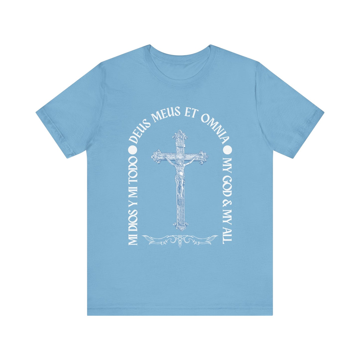 Trilingual "My God and My All" - Unisex T-Shirt