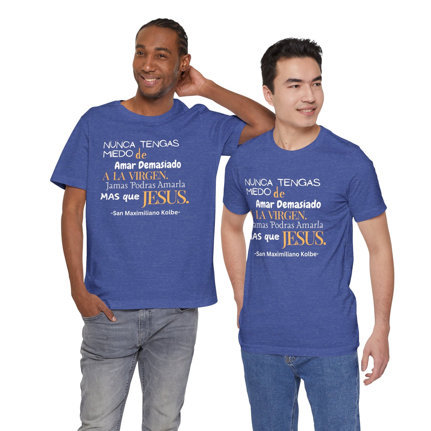 Saint Maximilian Kolbe Love for Mary Unisex Tee