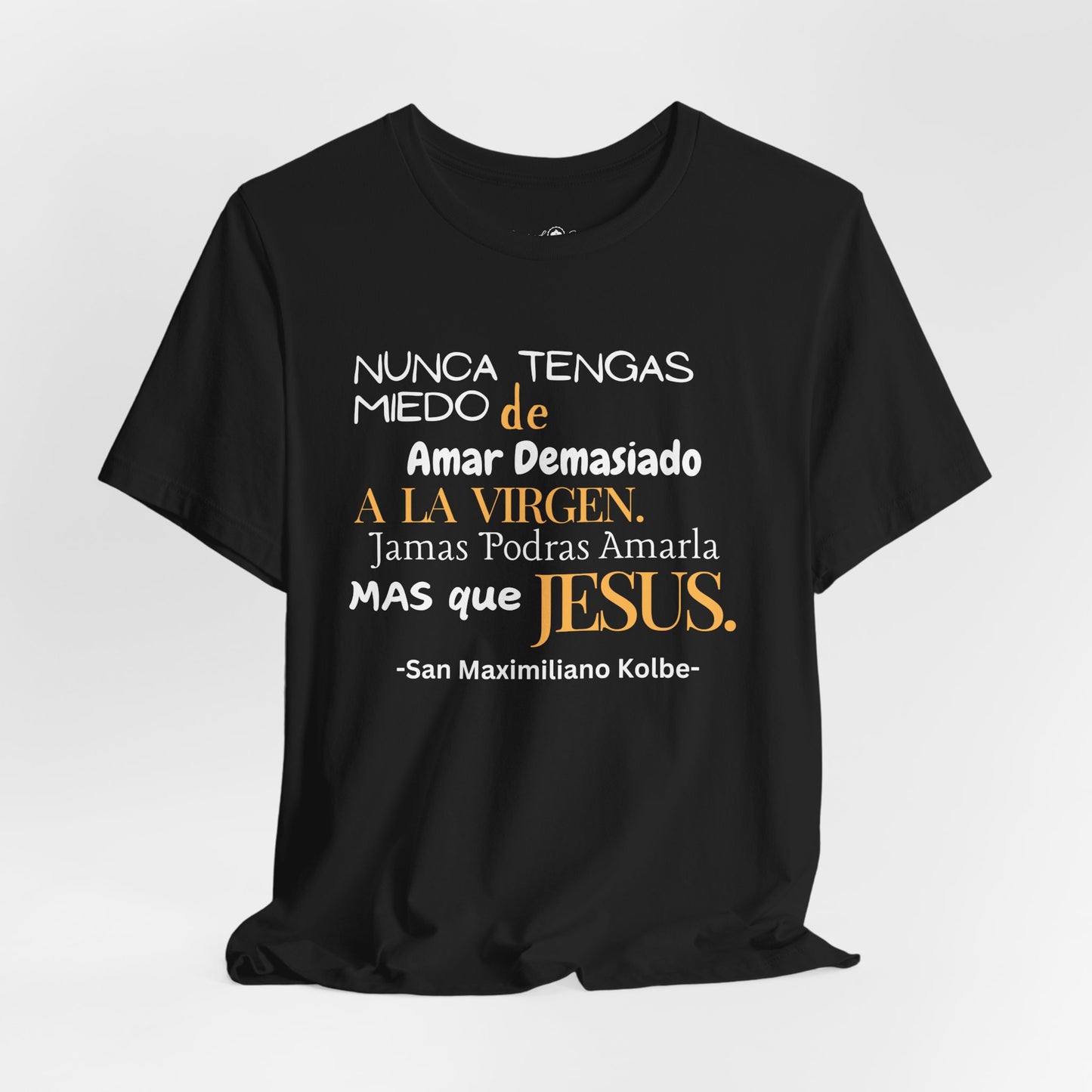 Saint Maximilian Kolbe Love for Mary Unisex Tee