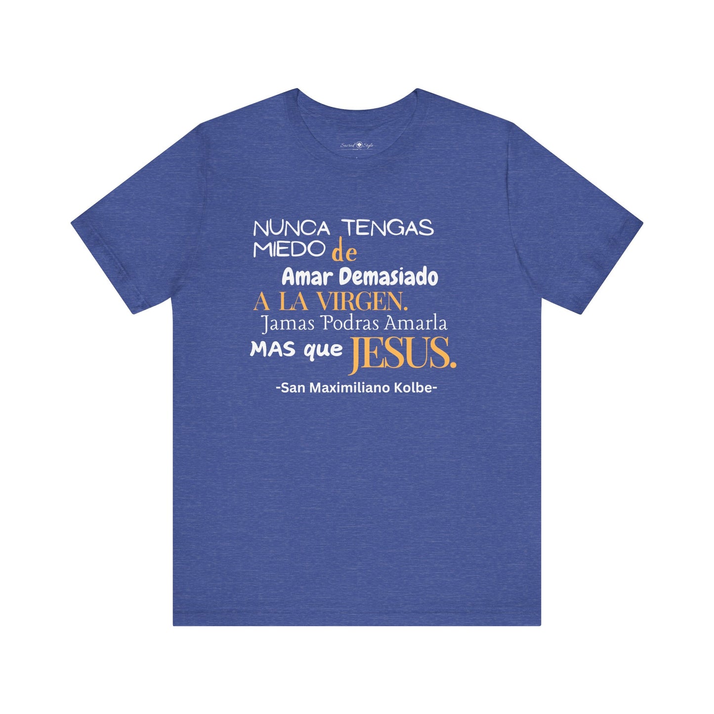 Saint Maximilian Kolbe Love for Mary Unisex Tee