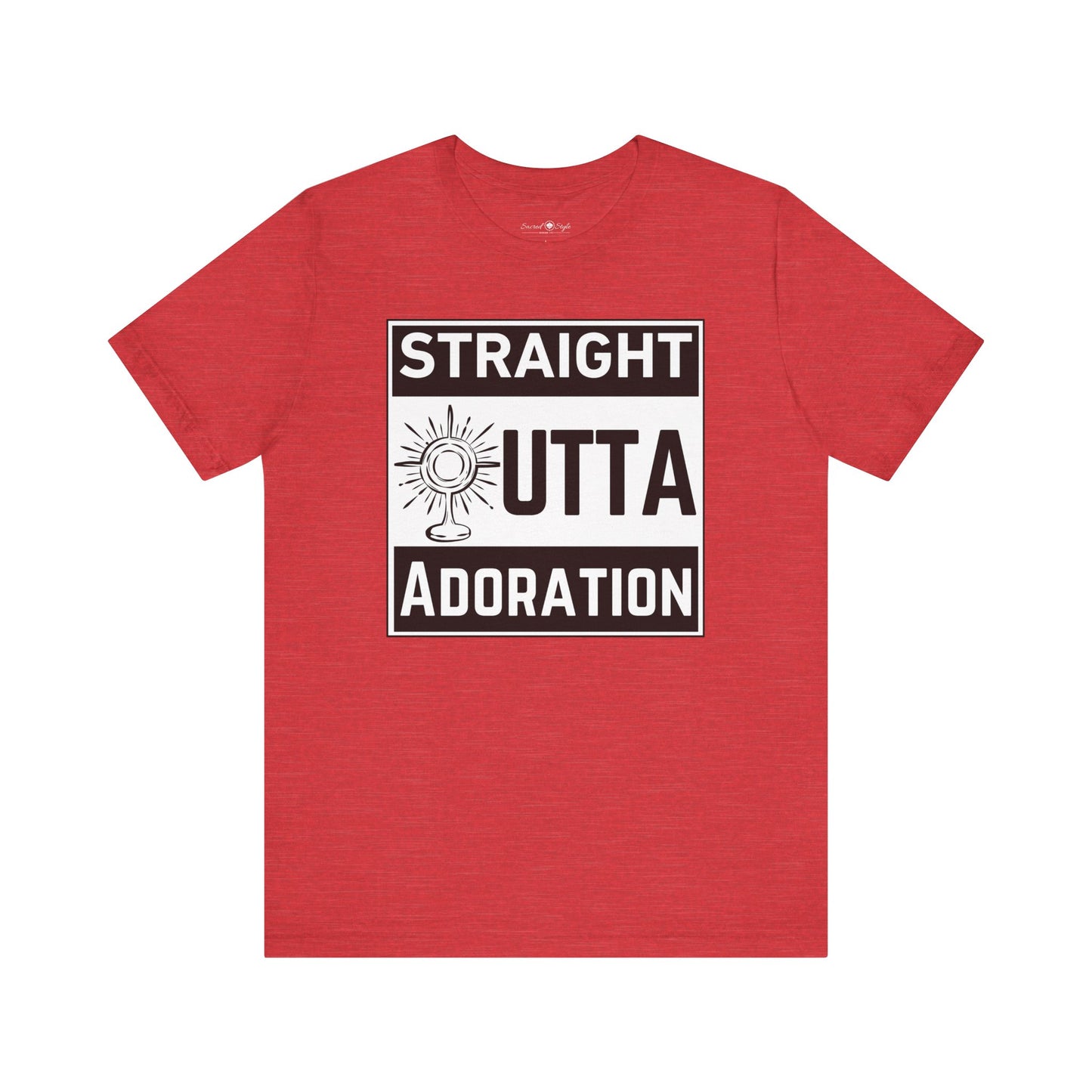 Straight Outta Adoration of the Blessed Sacrament Tee