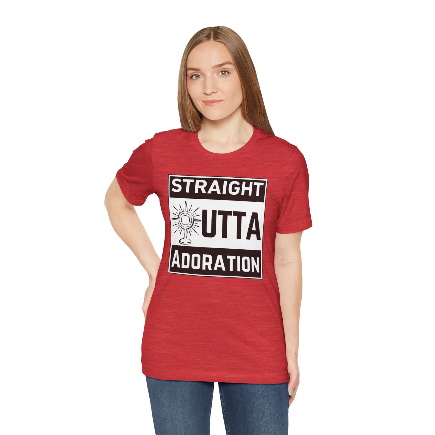 Straight Outta Adoration of the Blessed Sacrament Tee