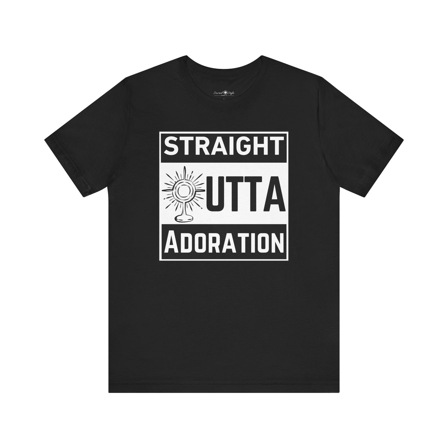 Straight Outta Adoration of the Blessed Sacrament Tee