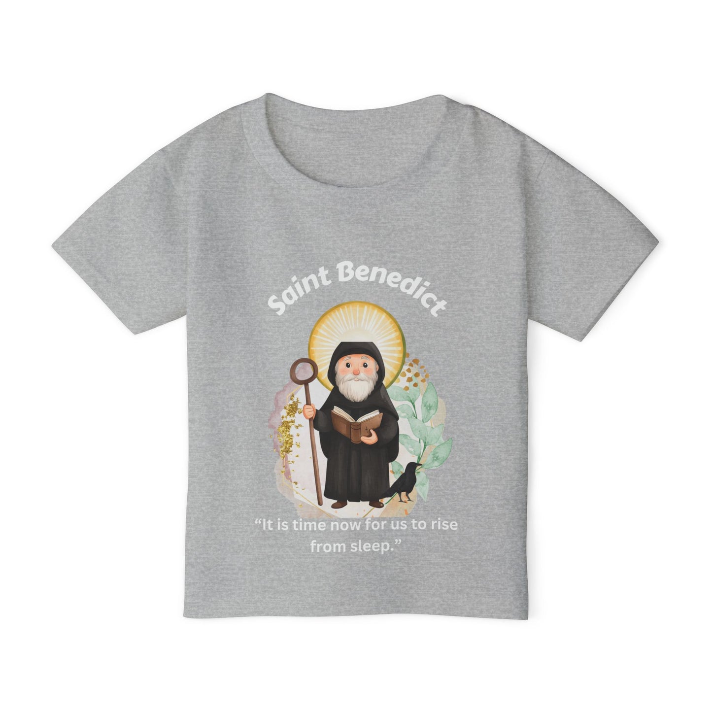 Toddler T-Shirt with St. Benedict Quote