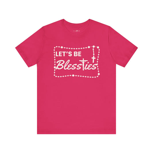 Catholic Blesstie Tee with Rosary Image