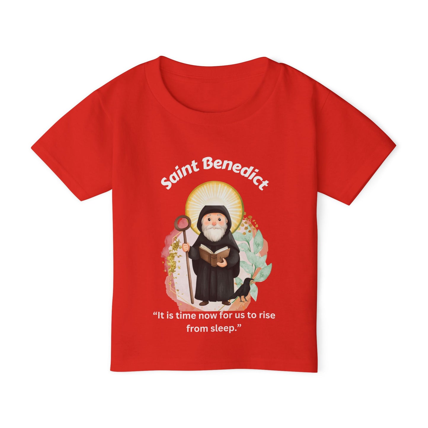 Toddler T-Shirt with St. Benedict Quote