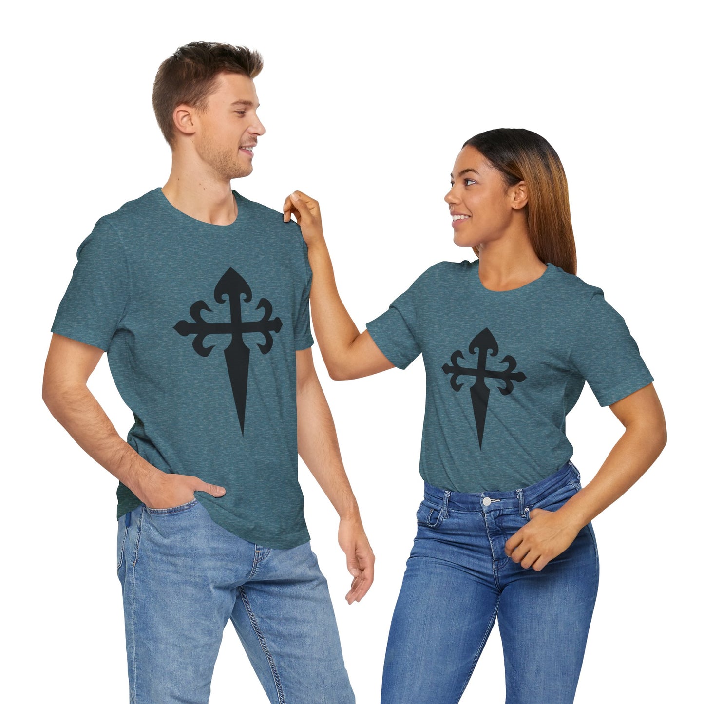 Saint James Cross T-Shirt - Heroic Catholic Faith Defender Tee