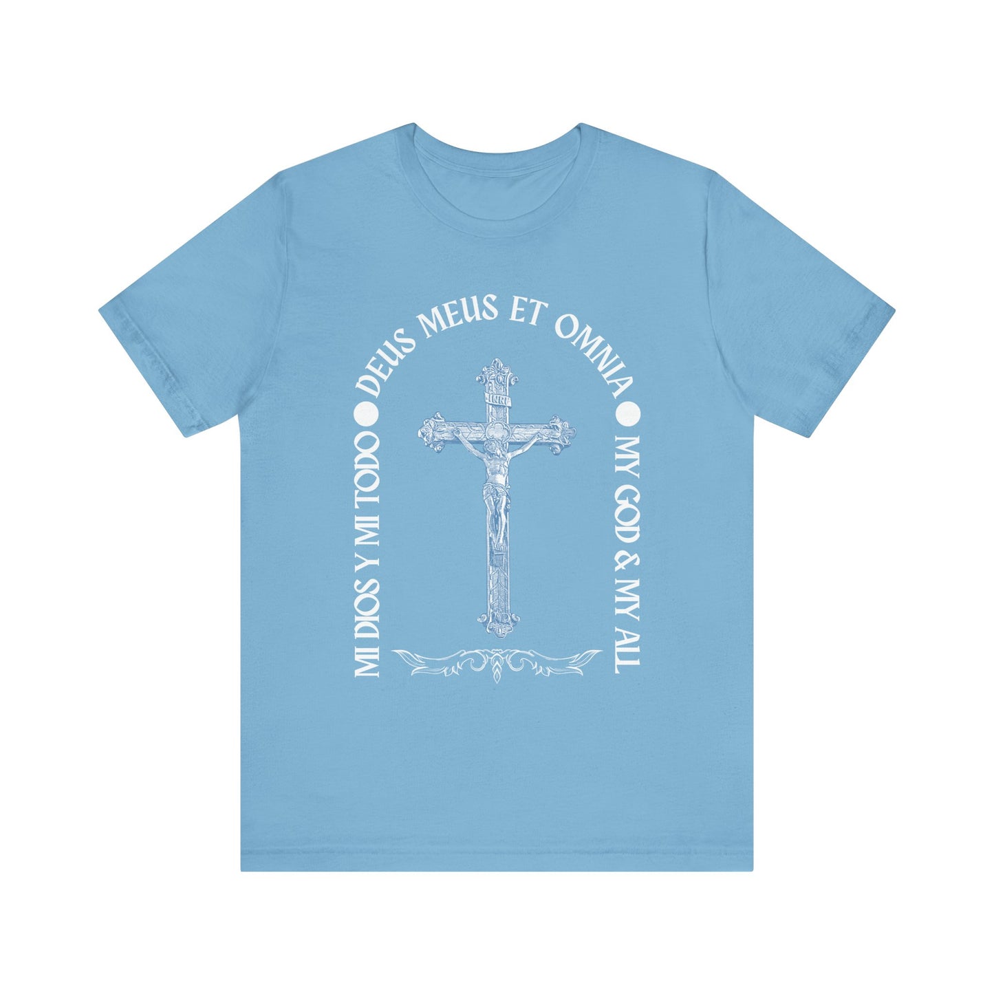 Trilingual  "My God and My All" - Unisex T-Shirt