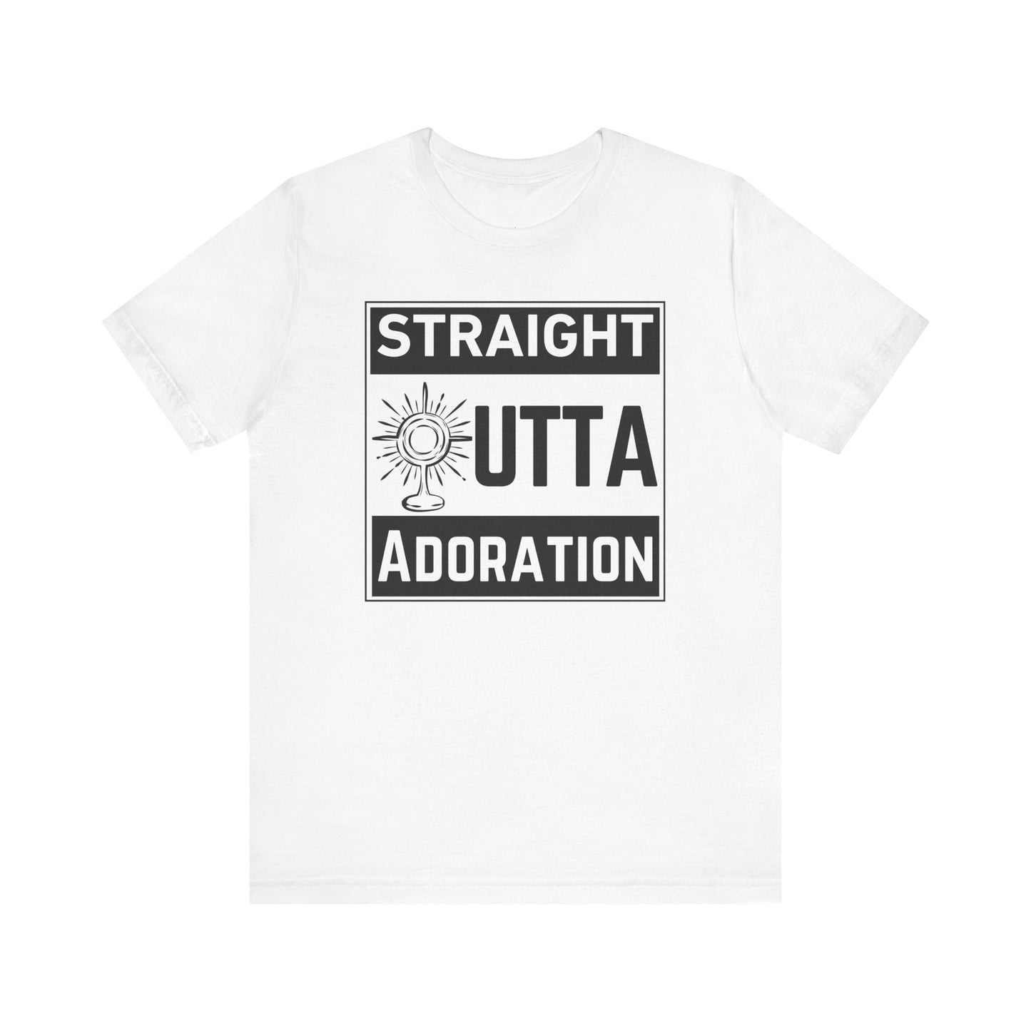 Straight Outta Adoration of the Blessed Sacrament Tee