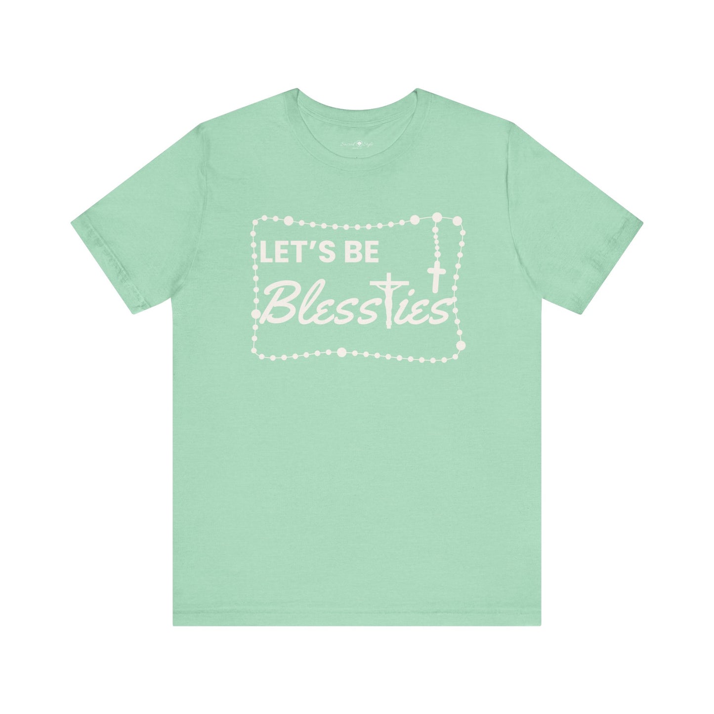 Catholic Blesstie Tee with Rosary Image