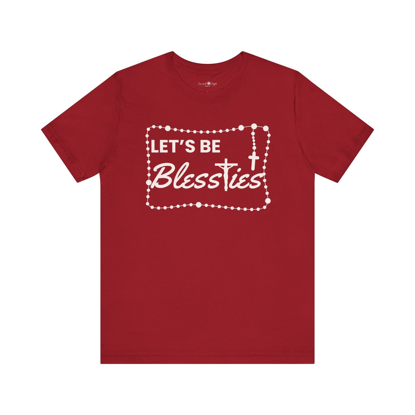 Catholic Blesstie Tee with Rosary Image