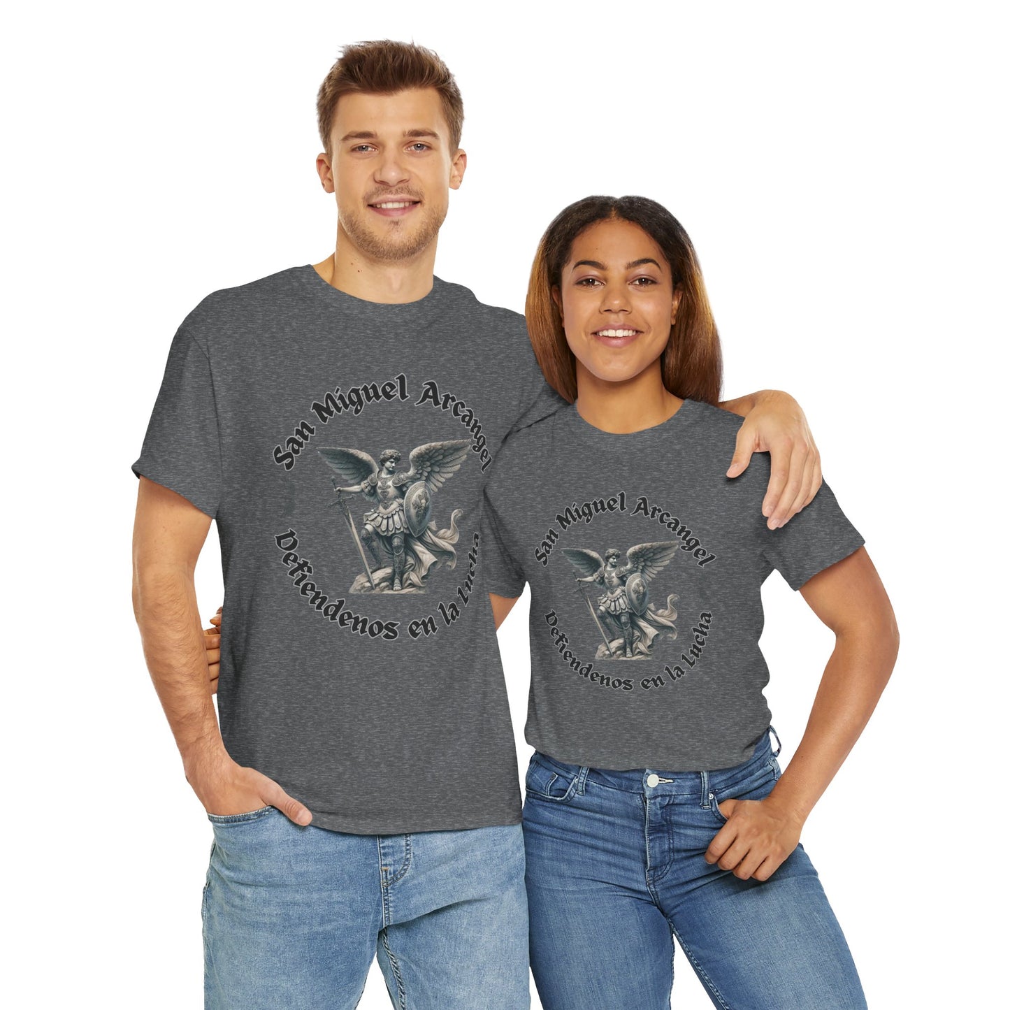 San Miguel Arcangel Unisex Tee - Defiendenos en la Lucha