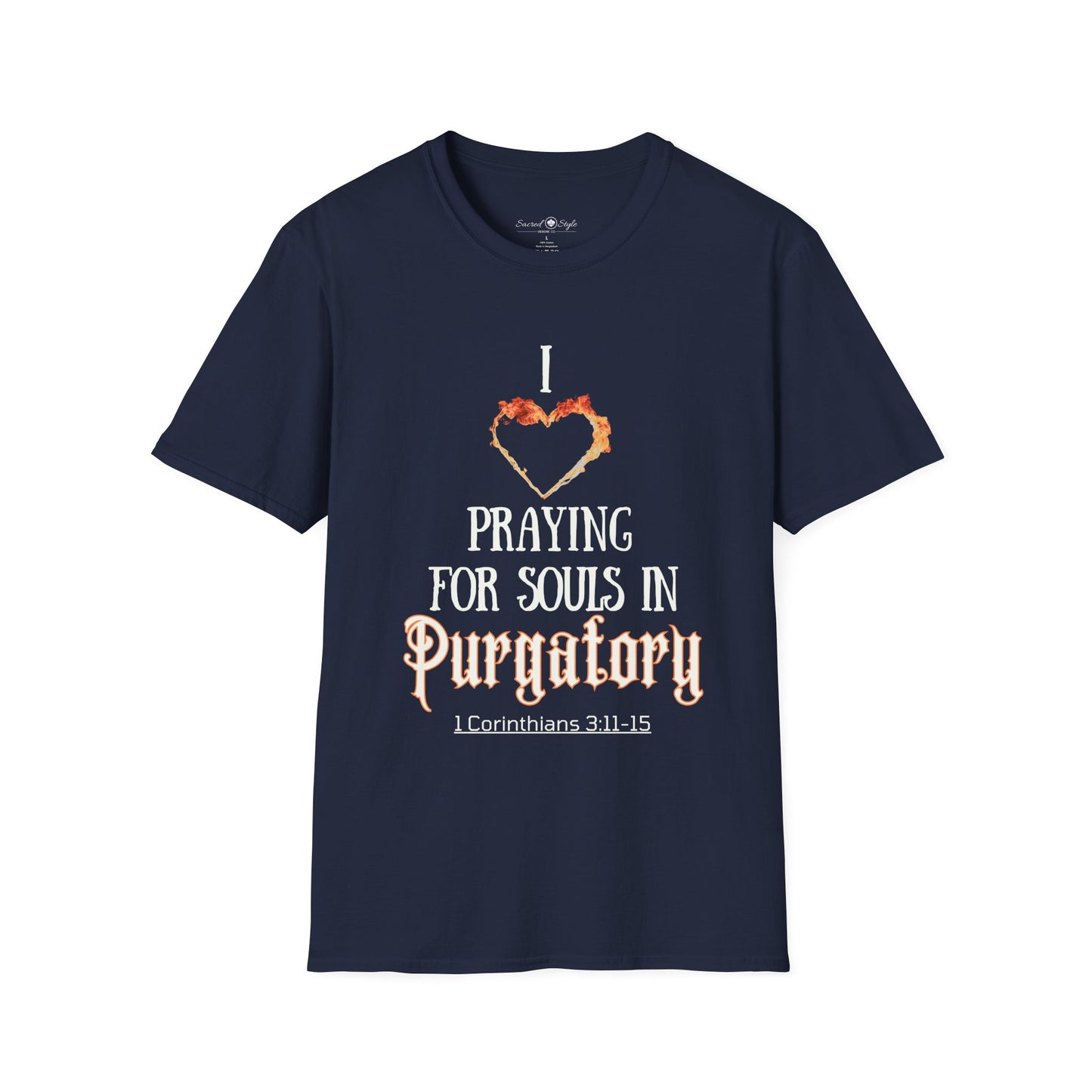 I Love Praying for Souls in Purgatory Catholic T-Shirt