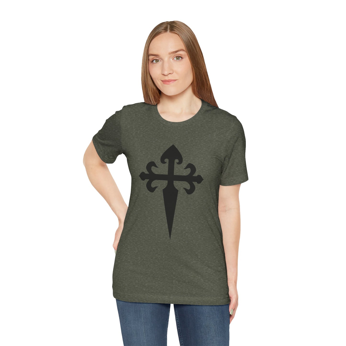 Saint James Cross T-Shirt - Heroic Catholic Faith Defender Tee